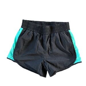 Sea World Womens Swim Shorts Athletic Shorts Mesh Lined Black Blue Size Small